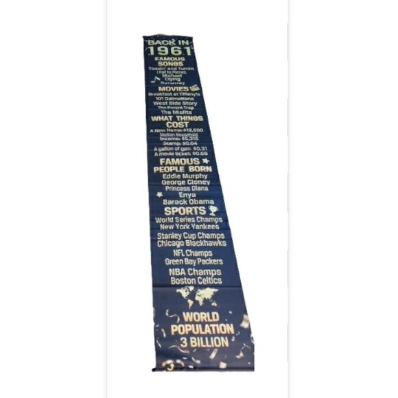 Birthday Anniversary Scroll Banner - Picture 1 of 7